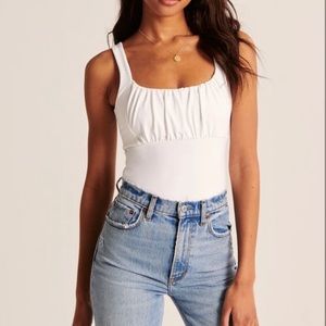 Abercrombie & Fitch Seamless Ruched Bodysuit
